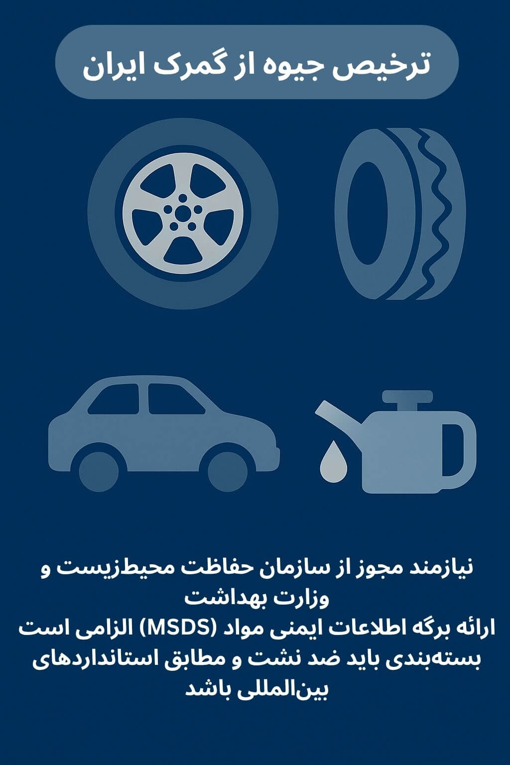 توضیح مراحل ترخیص این محصول