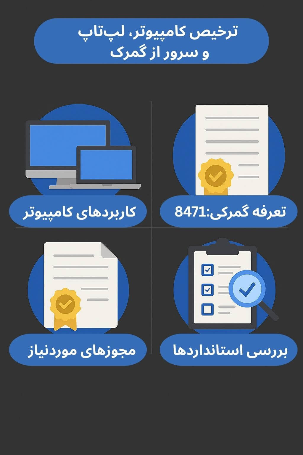 توضیح مراحل ترخیص این محصول