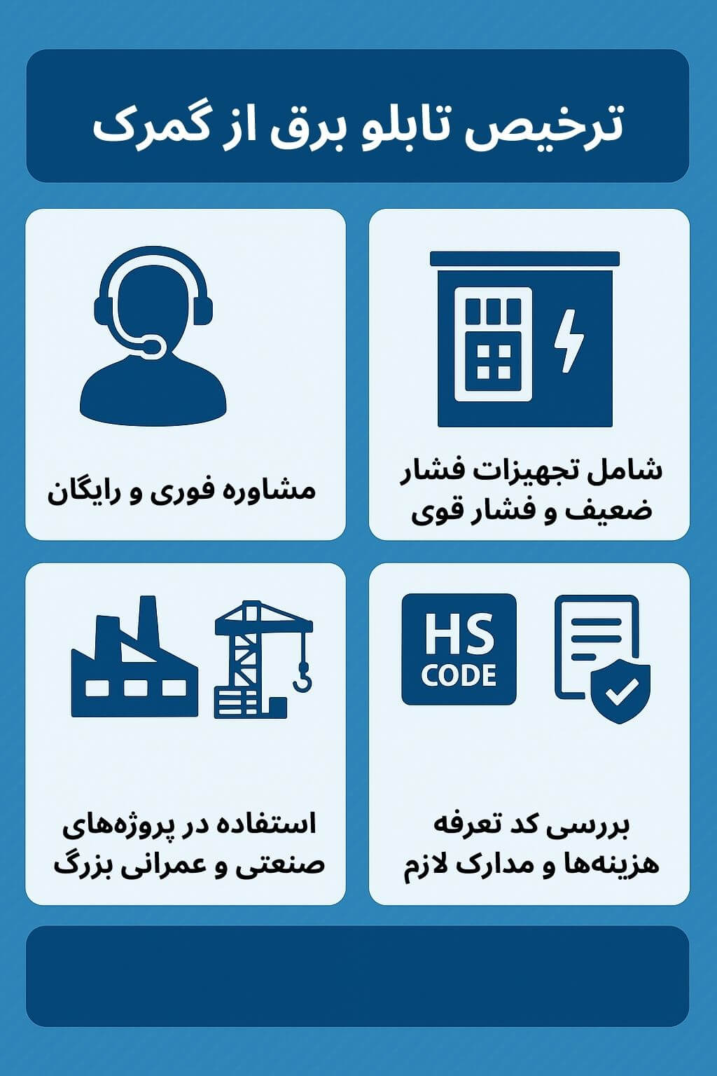 توضیح مراحل ترخیص این محصول توضیح مراحل ترخیص این محصول