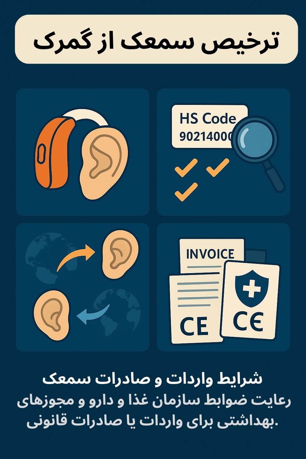 توضیح مراحل ترخیص این محصول